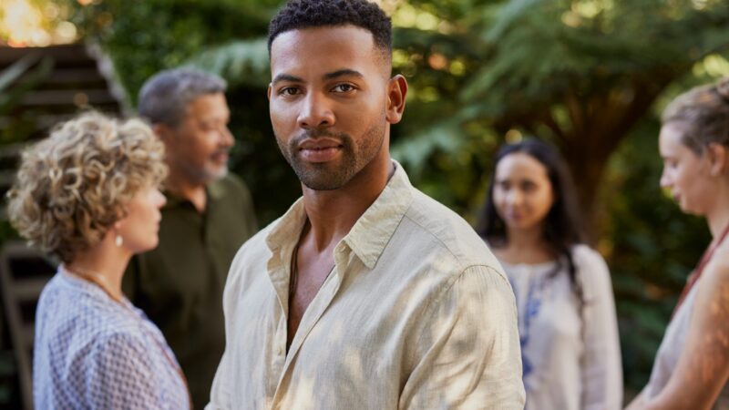 Portrait,Of,A,Confident,Young,Black,Man,Standing,In,A