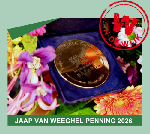 Foto Nominatie Jaap van Weeghel penning
